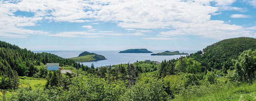 Majestic Photograph - Panoramic Of Tors Cove, Newfoundland by John Twynam