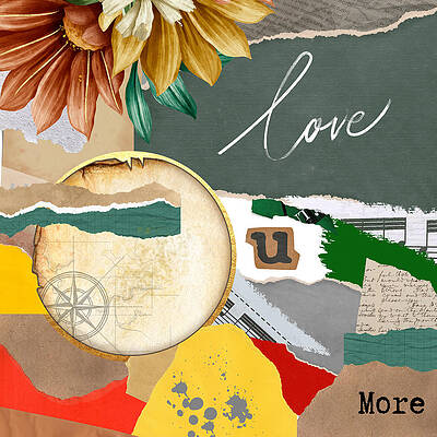 Wall Art featuring the mixed media Paper Trail by Canessa Thomas