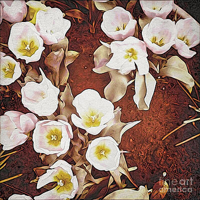 Nature Photograph - Paper Tulips 1 by Onedayoneimage Photography