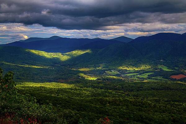 Wall Art featuring the photograph Partly Sunny In The Valley by Deb Beausoleil