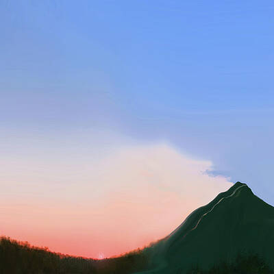 Wall Art featuring the digital art Pastorale by Gina Harrison