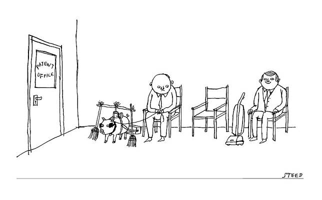 Patent Office Waiting Room Drawing