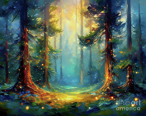 Beautiful Wall Art featuring the ai art Peace At Christmas by Macro Abundance