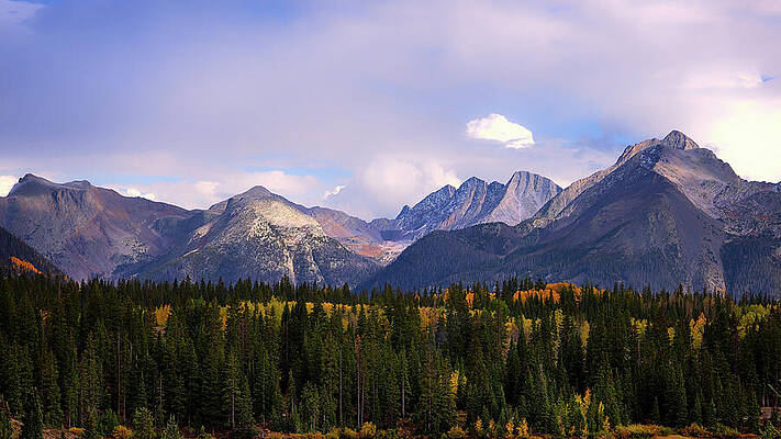 Majestic Mountain Range Wall Art