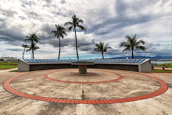 Wall Art featuring the photograph Pearl Harbor's Rememberance Circle by American Landscapes