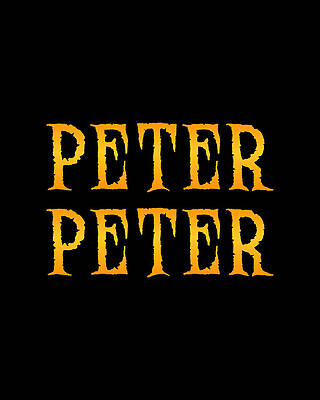 Pumpkin Wall Art featuring the digital art Peter Peter Pumpkin Eater Costume by Flippin Sweet Gear