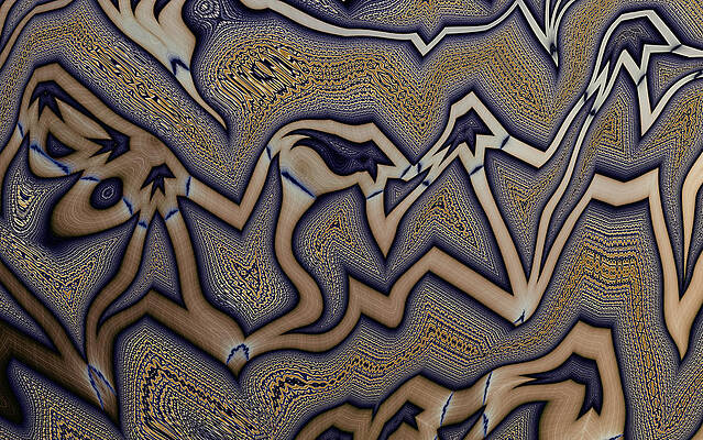 Modern Wall Art featuring the digital art Petroglyphs by Vic Eberly