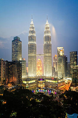 Photograph - Petronis Twin Towers by Ed Wilkerson