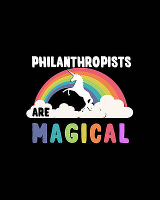 Magical Wall Art featuring the digital art Philanthropists Are Magical by Flippin Sweet Gear