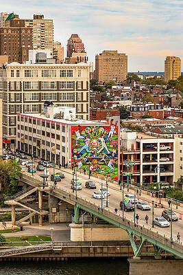 Architecture Wall Art featuring the photograph Phillies Mural In Philadelphia by Elvira Peretsman