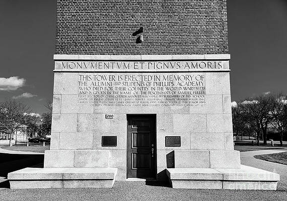 Wall Art featuring the photograph Phillips Academy Bell Tower, Andover Massachusetts by Eric Killorin