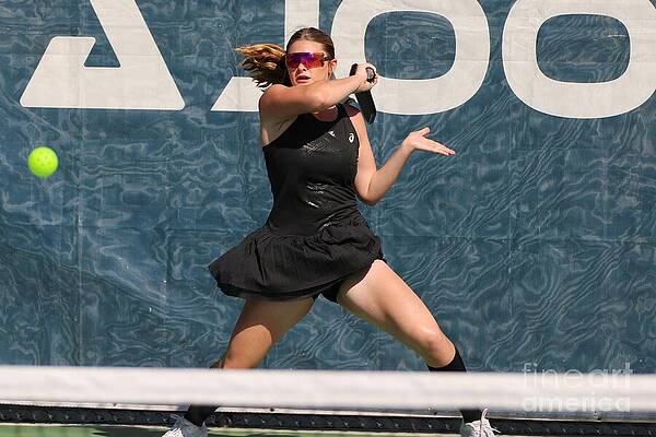 Tennis Player in Action Wall Art