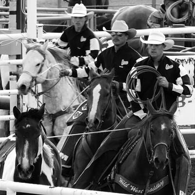 Cowboy Wall Art featuring the photograph Pickup Men by Alden White Ballard