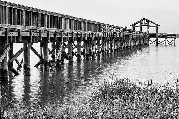 Virginia Photograph - Pier Perspctive by David Fountain