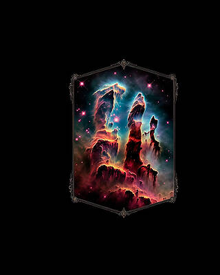 Of Digital Art - Pillars Of Creation by Flippin Sweet Gear
