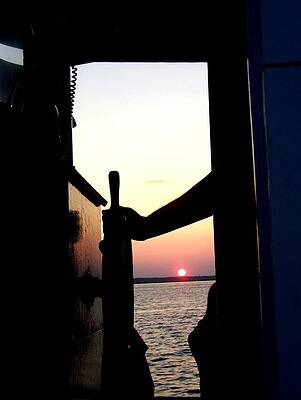 Sunset Photograph - Pilot House by Addison Likins