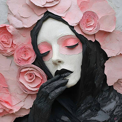 Contrast Digital Art - Pink Persuasion by Paul Charles