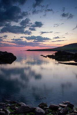 Serene Photograph - Pink Waters by Mark Callanan