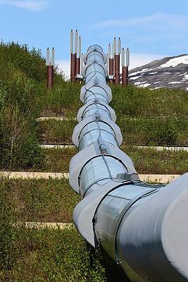 Alaska Photograph - Pipeline Fortress - Trans-Alaska Pipeline by KJ Swan