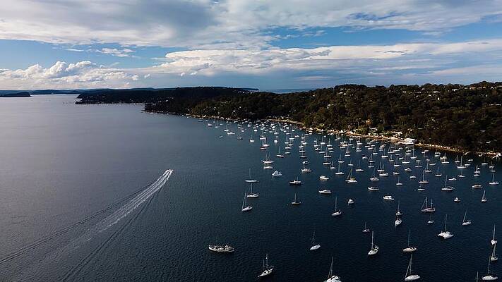 Natural Wall Art featuring the photograph Pittwater From The Above by Andre Petrov