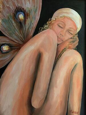 Wall Art featuring the painting Pixy by Barbara Landry