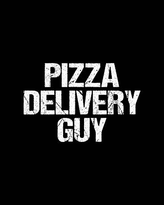 Pizza Delivery Guy Print