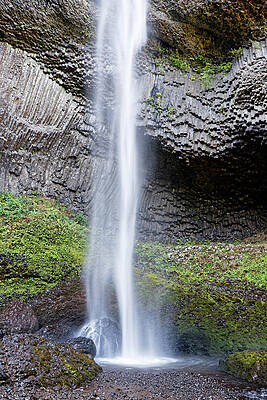 Usa Wall Art featuring the photograph Plunge Pool - Latourell Falls, Oregon by KJ Swan