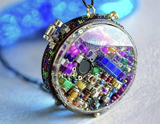 Intricate Wall Art featuring the digital art Pocket Magic by Eris And AI