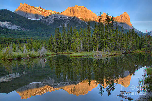 Sunrise Wall Art featuring the photograph Policeman Creek Sunrise Reflections by Adam Jewell
