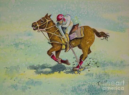 Wall Art featuring the painting Polo by Sybil Riead