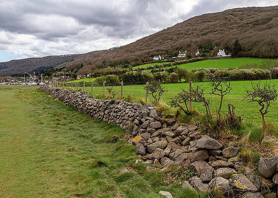 Sky Wall Art featuring the photograph Polock Weir Countryside by Shirley Mitchell