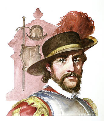 Canada Wall Art featuring the painting Ponce De Leon by Tom McNeely