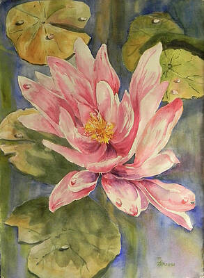 Wall Art featuring the painting Pond Decor by Sheila Parsons