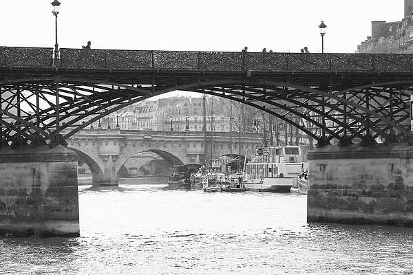 Paris Photograph - Pont Des Arts Bridge by Ron Berezuk