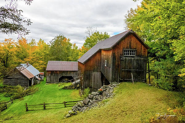 Fall Wall Art featuring the photograph Poore Farm #9594 by Dan Beauvais