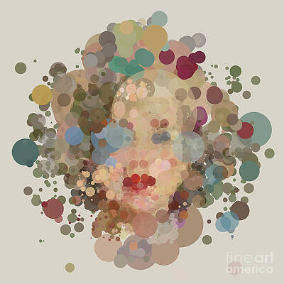 Portrait Wall Art featuring the digital art Pop Stardrops by BFA Prints