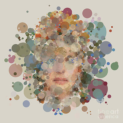 Portrait Wall Art featuring the digital art Pop Stardust by BFA Prints