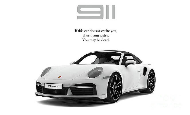 Wall Art featuring the photograph Porsche 911 - If This Car ... by Stefano Senise