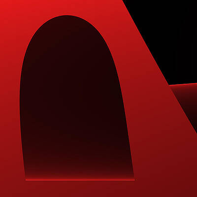 Geometric Wall Art featuring the digital art Portal 2 by Vic Eberly