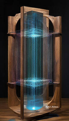 Wall Art featuring the digital art Portal Of Measured Time by Rafael Salazar