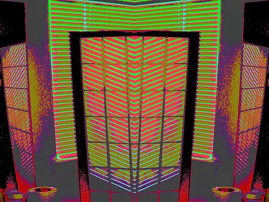 Orange Wall Art featuring the digital art Portal To Where? by T Oliver