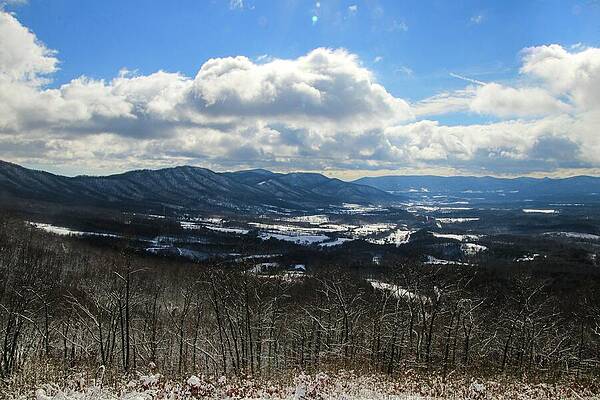 Wall Art featuring the photograph Porter Mountain In Winter by Deb Beausoleil