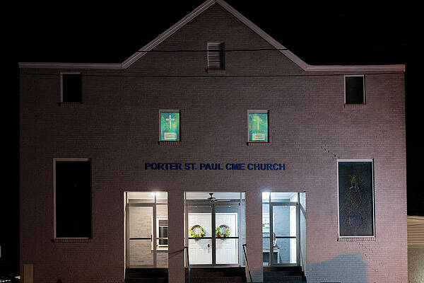 Church Photograph - Porter St. Paul CME Church by Jeremy Butler