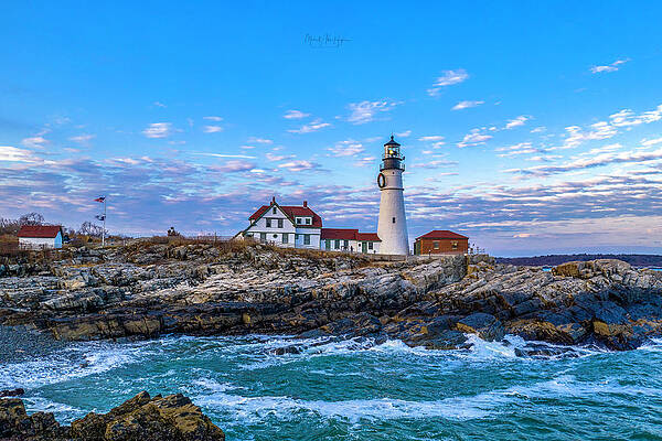 Maine Photograph - Portland Head Lighthouse by Veterans Aerial Media LLC