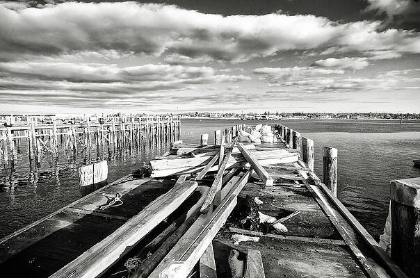 Wall Art featuring the photograph Portland Pier by Steven Nelson