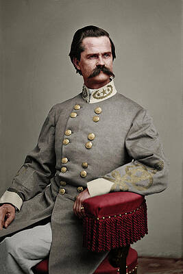 Confederate Officer Portrait Wall Art