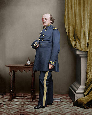 Union Officer in Blue Uniform Photograph