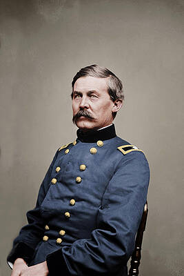 Civil War Officer Portrait Wall Art