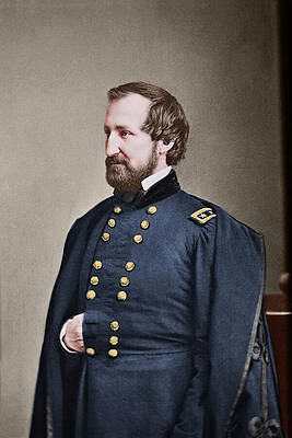 Union Officer in Blue Uniform Photograph