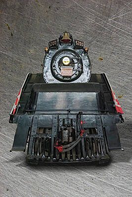 Vintage Photograph - Portrait Of A Steam Engine, St. Thomas, Ontario by John Twynam